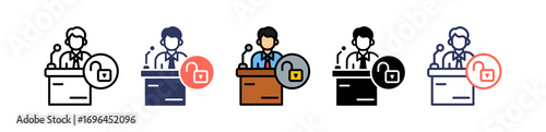Political Freedom multiple icon