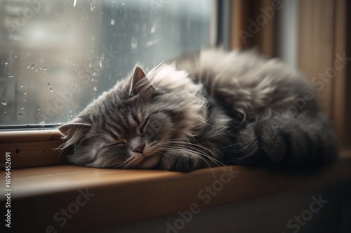 Adorable feline napping by ...