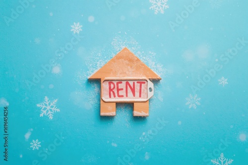 Vacation rental sign featur...