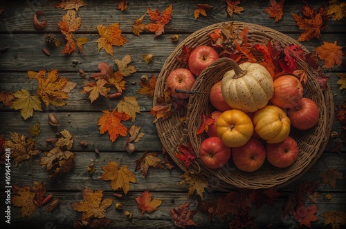 Seasonal bounty with pumpki...