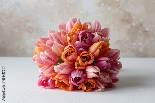 Vibrant tulip arrangement d...