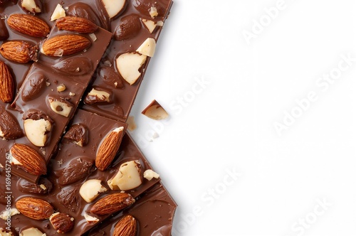 Almond-studded dark chocola...
