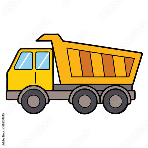 yellow truck icon
