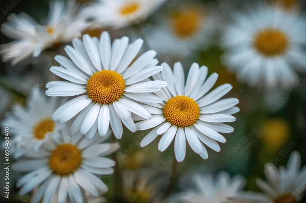 Obraz premium Close-up of blooming daisies