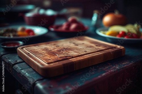 Chopping surface set agains...