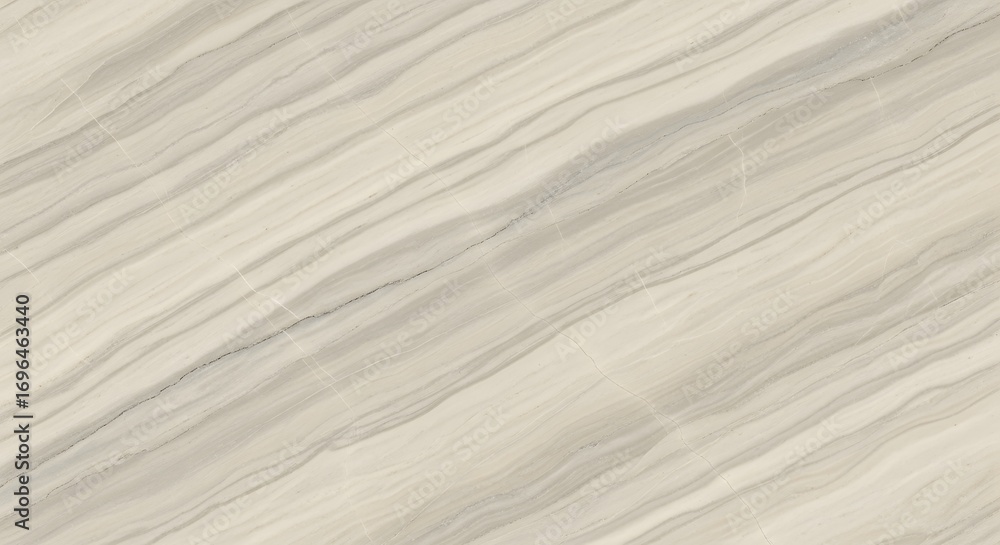 Fototapeta premium Closeup of a light beige marble surface with subtle grey veining