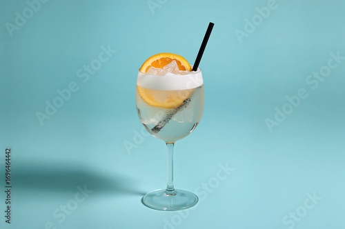 Chilled alcoholic beverage ...
