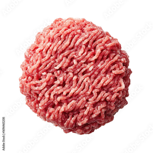 Wallpaper Mural Fresh ground meat ball isolated on transparent background Torontodigital.ca