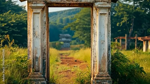 Ancient Gateway to Serene Nature