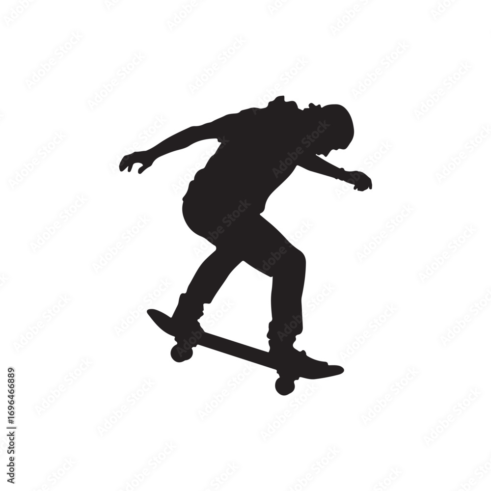 Fototapeta premium Skateboarding Vector (4).eps