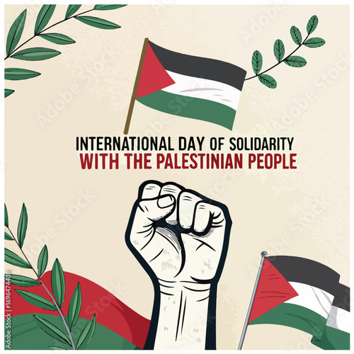 International Day of Solidarity with the Palestinian People promotes peace justice unity and support