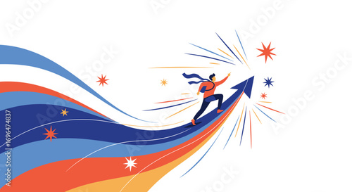 Achieving new heights of success with determination and visionary leadership driving forward innovation