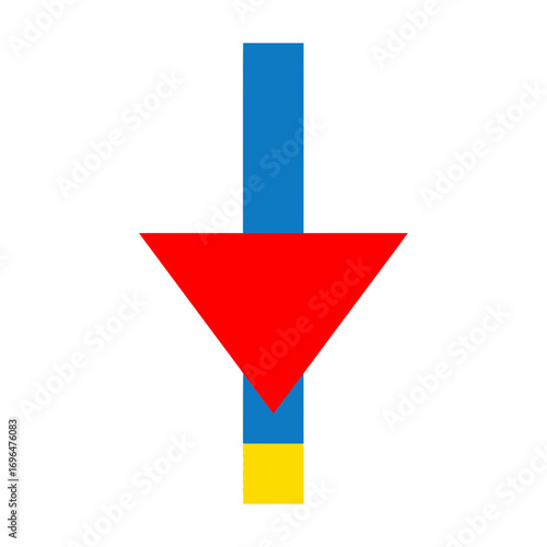 Free Download Minimalist Down Arrow Icon for Download UI Design - GFXLoad