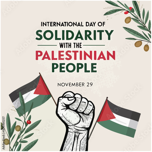 International Day of Solidarity with the Palestinian People promotes peace justice unity and support