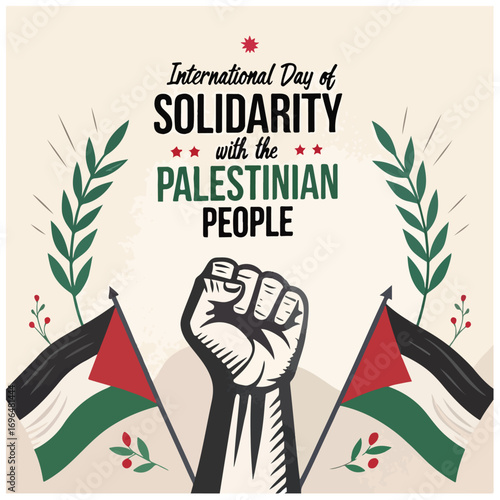 International Day of Solidarity with the Palestinian People promotes peace justice unity and support