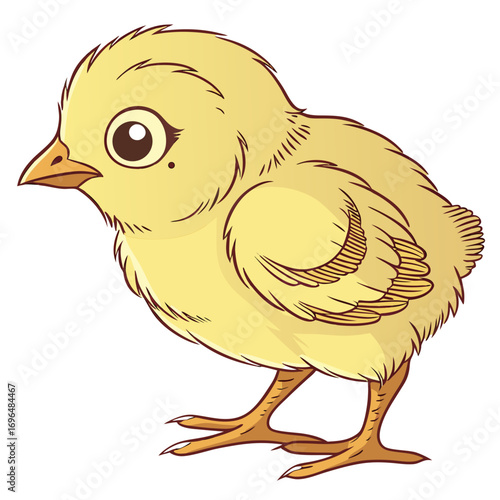 Cute cartoon chick