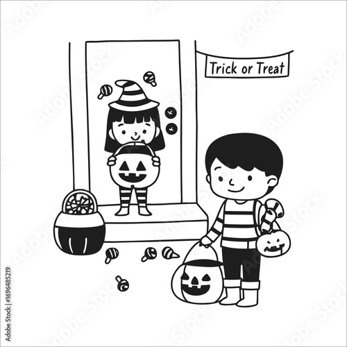 Halloween element set	
