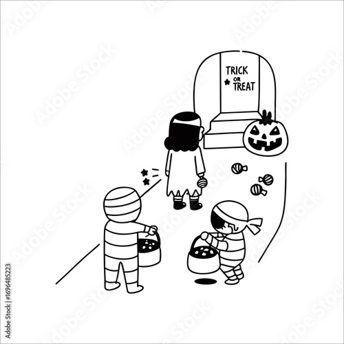 Halloween element set	
