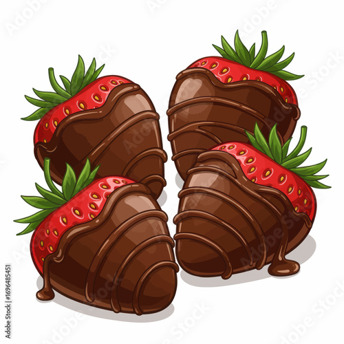 Delectable Chocolate-Covered Strawberries A Tempting Treat for Any Occasion