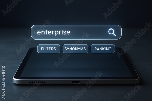 Wallpaper Mural Modern technology showing the search bar.  Torontodigital.ca