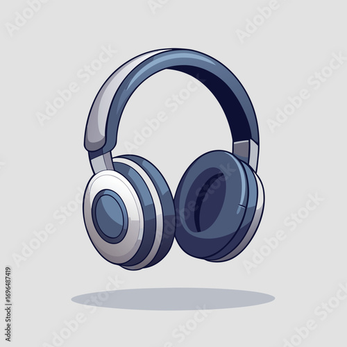 wireless over ear headphones-mockup