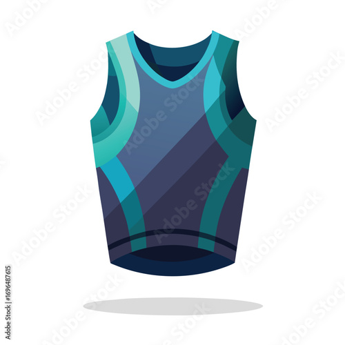 futuristic sleeveless tank top mockup 