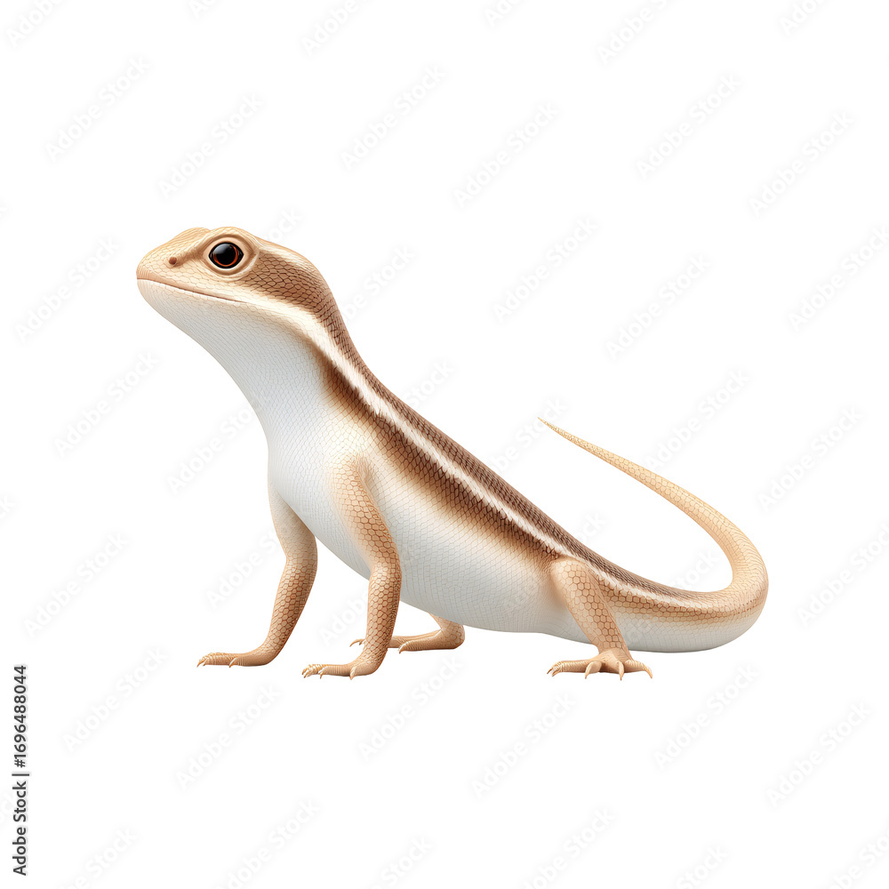 Fototapeta premium Isolated bearded dragon icon on a transparent vibrant design graphic illustration