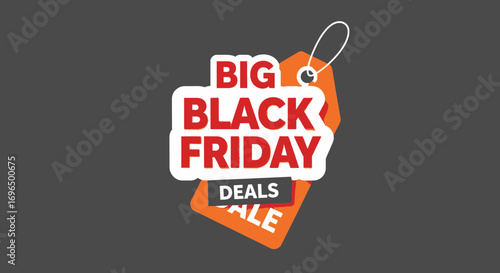 Promotional banner highlighting major Black Friday sales deals with eye-catching bold text and