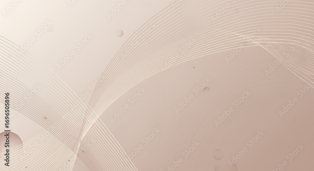 Obraz premium Minimalist abstract lines with muted palette