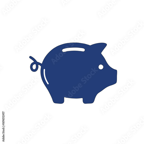 piggy bank on white background