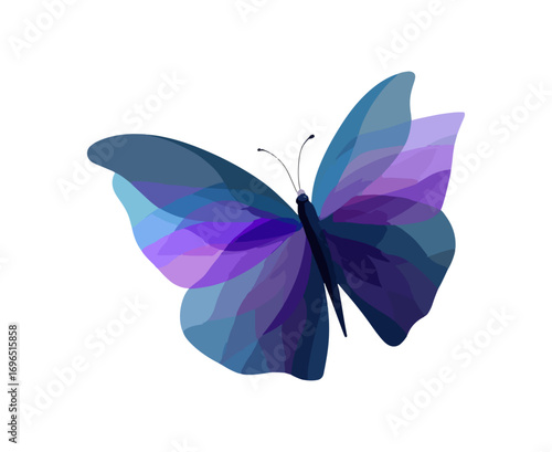 Abstract butterfly design
