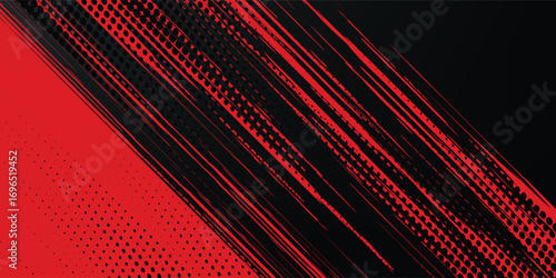 Background, contrast red and black color abstract template for business design. Technology style. You can use it for advertising, sports posters, templates, business presentations.
