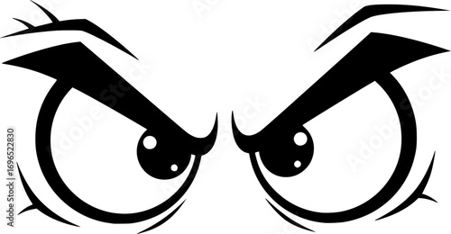 Angry Cartoon Eyes
