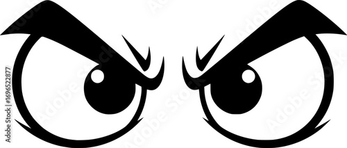 Angry Cartoon Eyes
