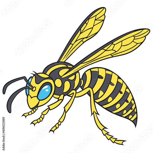 Cartoon wasp