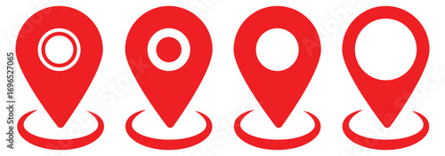 Location icon. Map pin icon set. location marker. location pin. Map pin icon vector illustration eps 10. navigation icon. Flat icon set of location and map pins. Time, Date, Address icons set. Event 
