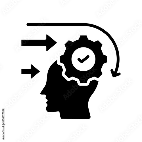 Cognition glyph icon