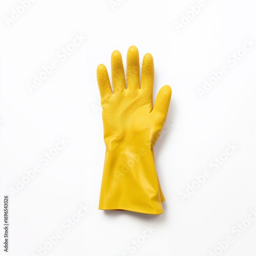 Rubber gloves isolated on white background