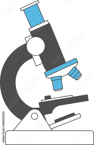 Microscope for scientific research and laboratory analysis.