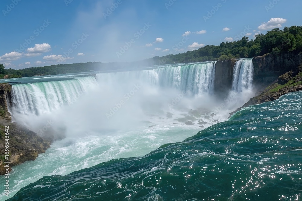 Fototapeta premium Picture of the famous cascading waterfalls