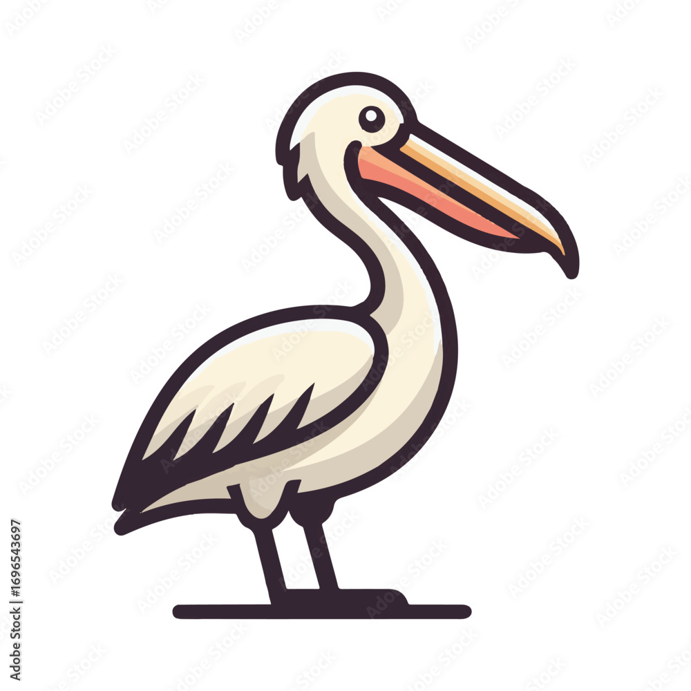 Fototapeta premium pelican illustration design