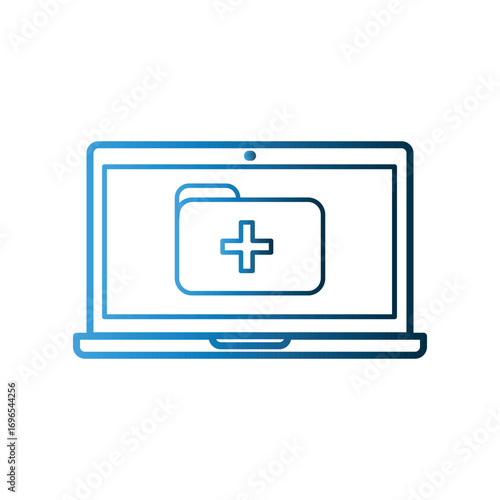Medical Report icon template