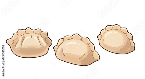 Delicious dumplings tasty asian cuisine food savory appetizer snack traditional meal culinary delight on transparent background