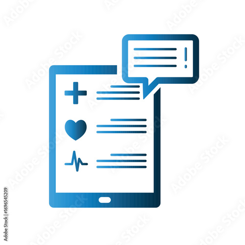 Medical Report icon template