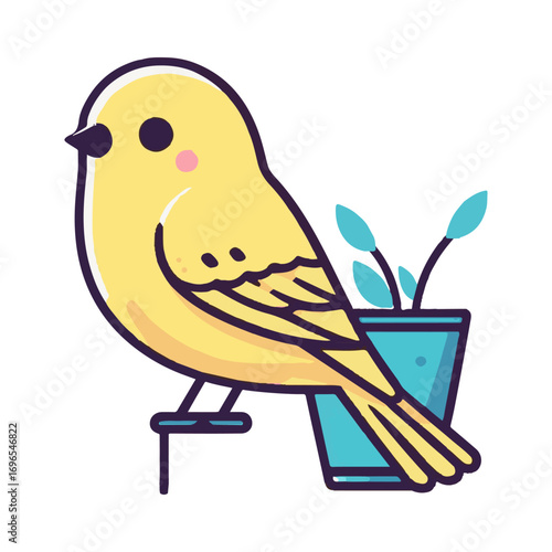 canary illustration design