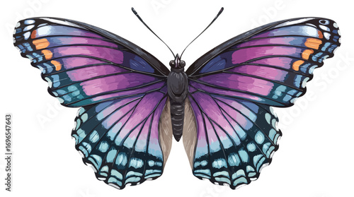 Detailed butterfly illustration