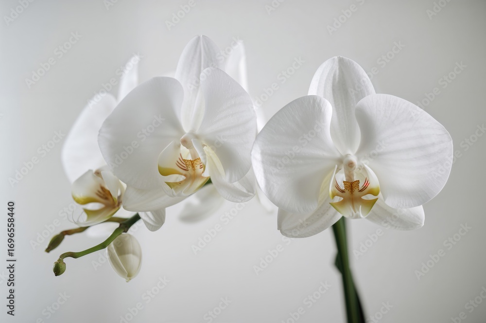 Obraz premium Beautiful and Elegant White Orchid Flowers