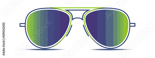 Stylish sunglasses illustration