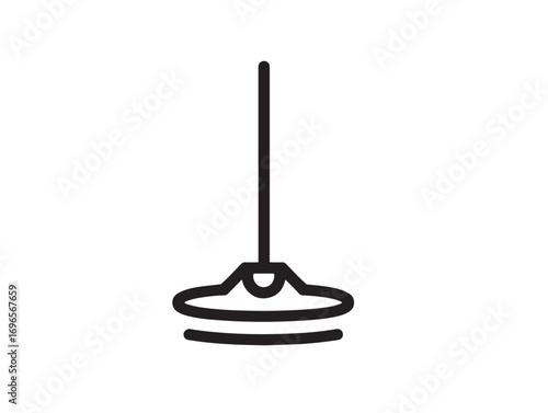 Modern Soil Moisture Sensor Icon with Stylish Minimal Vector Clean Artwork Design