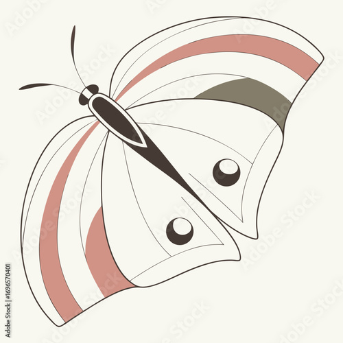 Modern Analog Paper Cutout